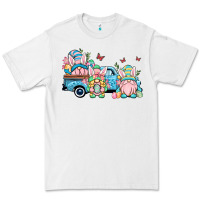 White Easter gnomes truck Premium Tee - OliviaCreatesArt