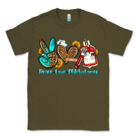 Army Green peace love phlebotomy Classic Tee - OliviaCreatesArt