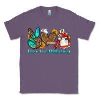 Lavender peace love phlebotomy Classic Tee - OliviaCreatesArt
