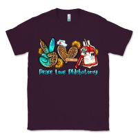 Plum peace love phlebotomy Classic Tee - OliviaCreatesArt