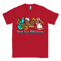 Red peace love phlebotomy Classic Tee - OliviaCreatesArt