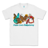White peace love phlebotomy Classic Tee - OliviaCreatesArt