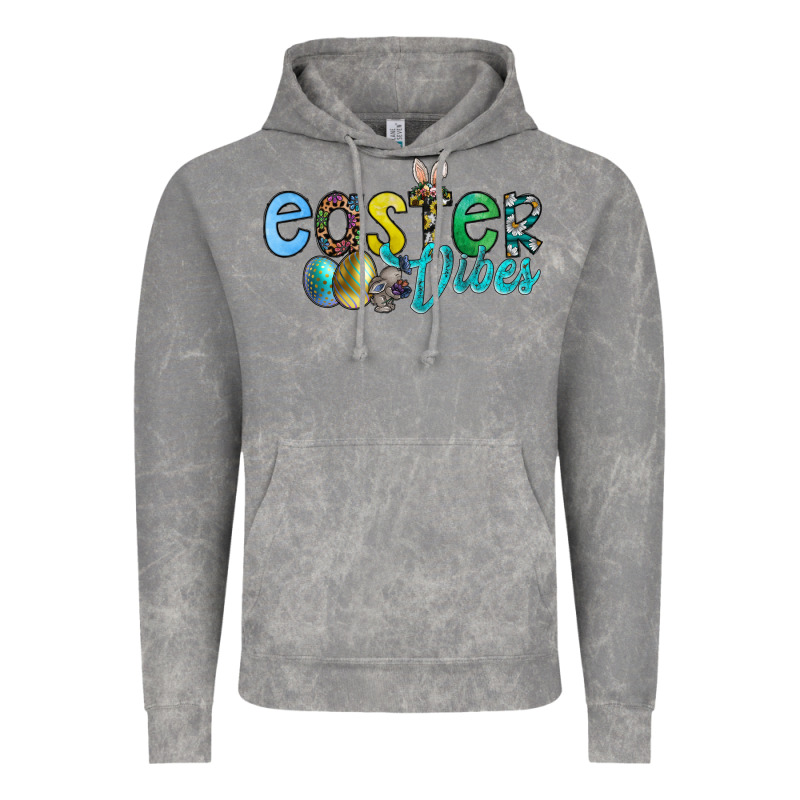 Easter Vibes Vintage Hoodie by CowhideDigitalArt | Teevron