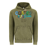 Vintage Olive easter vibes Vintage Hoodie - CowhideDigitalArt