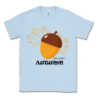 Dusty Blue Welcome Autumn Classic Tee - Bettercallsaul