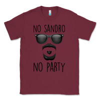 Burgundy No Sandro No Party Classic Tee - Bettercallsaul