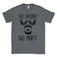 Charcoal Heather No Sandro No Party Classic Tee - Bettercallsaul