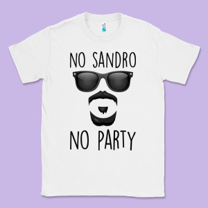 No Sandro No Party Classic Tee Designed By Bettercallsaul