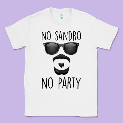 No Sandro No Party Classic Tee Designed By Bettercallsaul