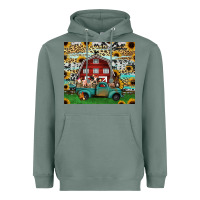 Sage farm animals red barn tumbler 20oz Heavyweight Hoodie - Jasminsmagicworld