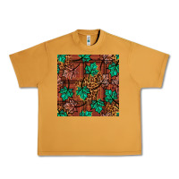 Peanut Butter fall leaves seamless pattern Urban Heavy Tee - BundleAndBundleShop