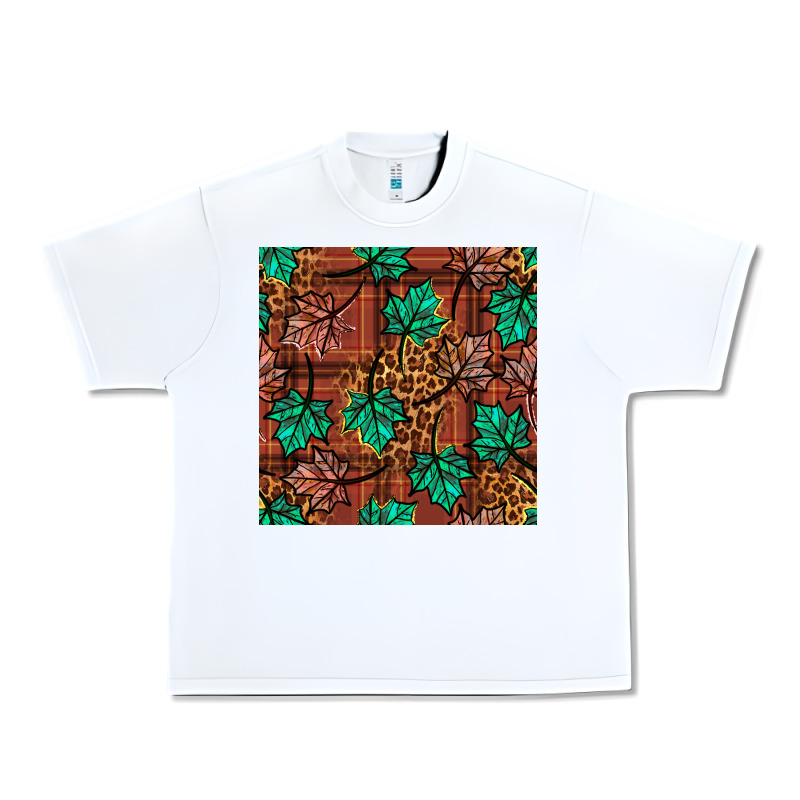 Fall Leaves Seamless Pattern Urban Heavy Tee by BundleAndBundleShop | Teevron