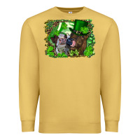Antique Gold st. patricks day heifers Premium Sweatshirt - RanaPortraitStore