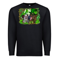 Black st. patricks day heifers Premium Sweatshirt - RanaPortraitStore