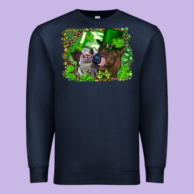 St. Patricks Day Heifers Premium Sweatshirt Designed By Ranaportraitstore