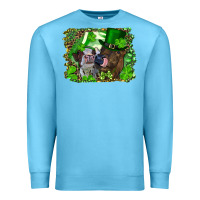Ocean Blue st. patricks day heifers Premium Sweatshirt - RanaPortraitStore
