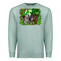 Seafoam st. patricks day heifers Premium Sweatshirt - RanaPortraitStore