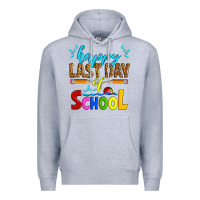 Heather Grey happy last day of school Premium Hoodie - Artiststas