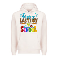Pale Pink happy last day of school Premium Hoodie - Artiststas
