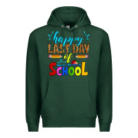 Sports Green happy last day of school Premium Hoodie - Artiststas