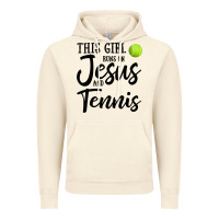 Vintage Artic this girl runs on jesus and tennis Vintage Hoodie - DesigneFamous