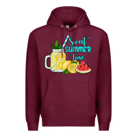 Burgundy sweet summer time no background Premium Hoodie - Jasminsmagicworld