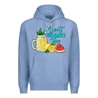 Colony Blue sweet summer time no background Premium Hoodie - Jasminsmagicworld