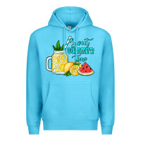 Ocean Blue sweet summer time no background Premium Hoodie - Jasminsmagicworld