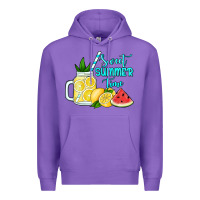 Purple sweet summer time no background Premium Hoodie - Jasminsmagicworld