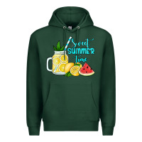 Sports Green sweet summer time no background Premium Hoodie - Jasminsmagicworld