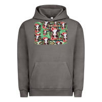 Pigment Tornado baby cow floral aztec background Urban Hoodie - Jasminsmagicworld