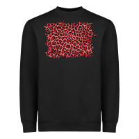 Black pink leopard background Heavyweight Sweatshirt - RanaPortraitStore