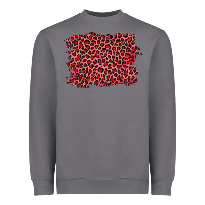 Pink Leopard Background Heavyweight Sweatshirt by RanaPortraitStore | Teevron