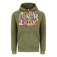 Vintage Olive lunch lady easter Vintage Hoodie - CowhideDigitalArt