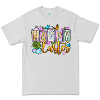 Dove Grey Happy Easter Premium Tee - OliviaCreatesArt