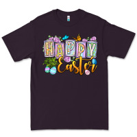 Plum Happy Easter Premium Tee - OliviaCreatesArt