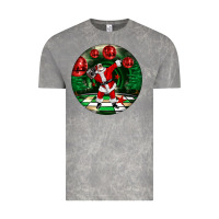 Cloud Rock Dancing santa Vintage Tee - FaDigitalArtStudio