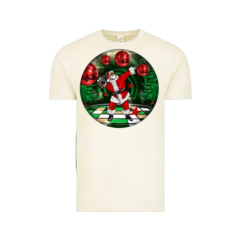 Dancing Santa Vintage Tee by FaDigitalArtStudio | Teevron