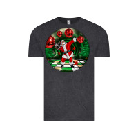 Vintage Black Dancing santa Vintage Tee - FaDigitalArtStudio