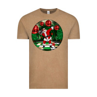 Vintage Coffee Dancing santa Vintage Tee - FaDigitalArtStudio