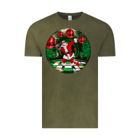 Vintage Olive Dancing santa Vintage Tee - FaDigitalArtStudio