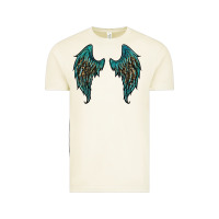 Turquoise Leopard Wings Vintage Tee | Teevron