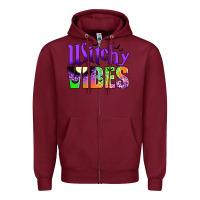 Burgundy witchy vibes Zipper Hoodie - JahusDesignShop