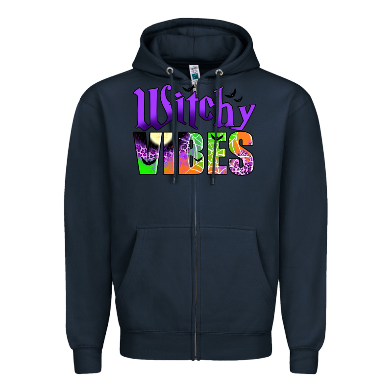Witchy Vibes Zipper Hoodie by JahusDesignShop | Teevron