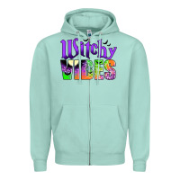 Seafoam witchy vibes Zipper Hoodie - JahusDesignShop