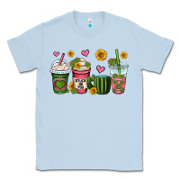 Dusty Blue stuck on you cactus coffee cups Classic Tee - OliviaCreatesArt