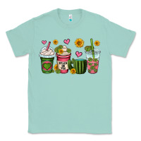 Seafoam stuck on you cactus coffee cups Classic Tee - OliviaCreatesArt