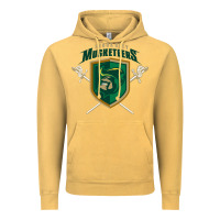 Vintage Mustard sioux city musketeers Vintage Hoodie - DesigneFamous