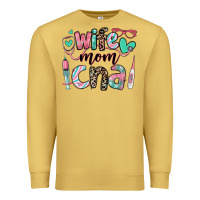 Antique Gold wife mom cna certified nursing assistant Premium Sweatshirt - RanaPortraitStore