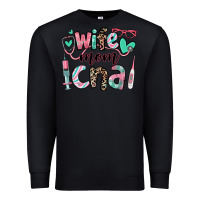 Black wife mom cna certified nursing assistant Premium Sweatshirt - RanaPortraitStore